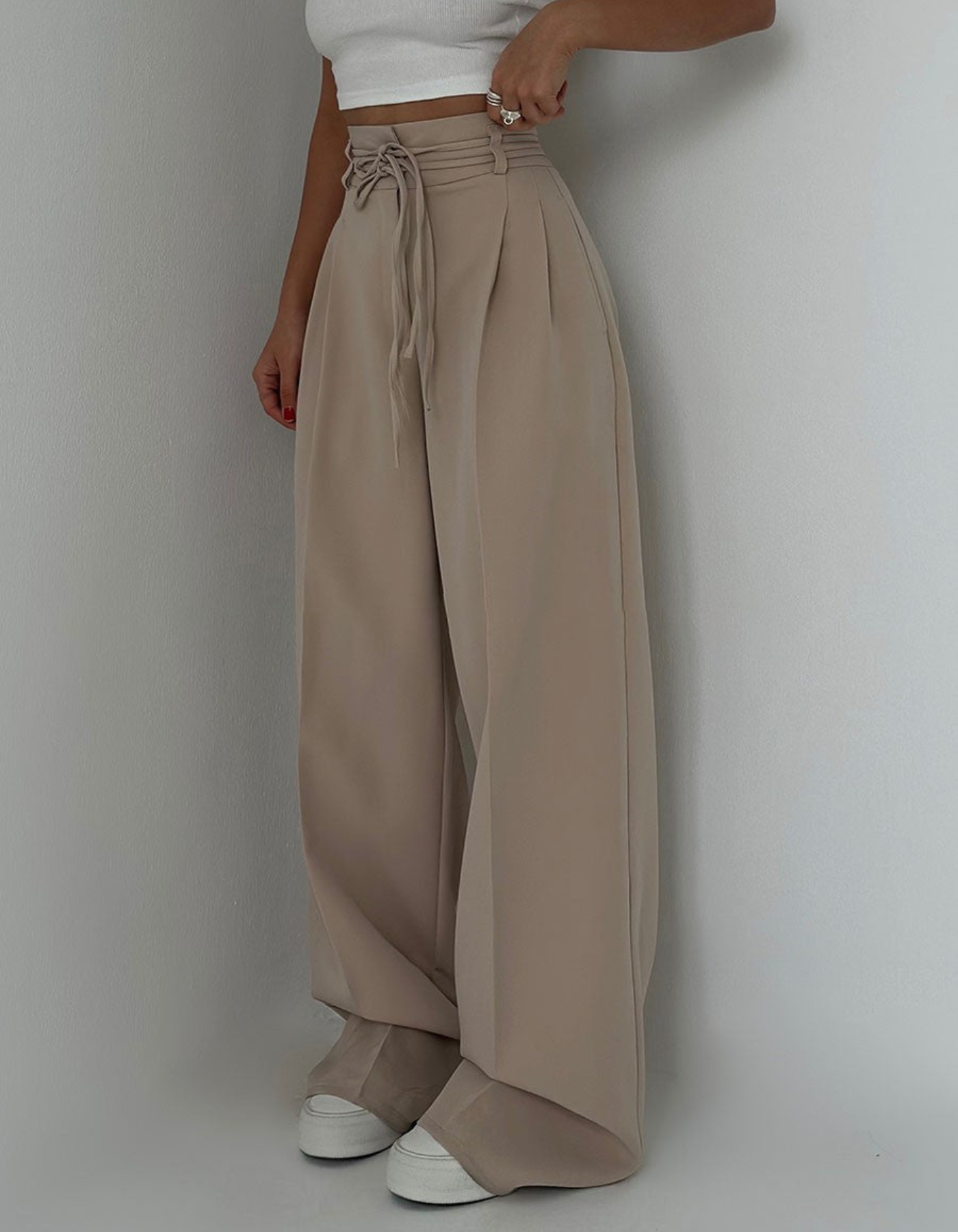 Vittoria – Elegancka sylwetka – Spodnie z wysokim stanem