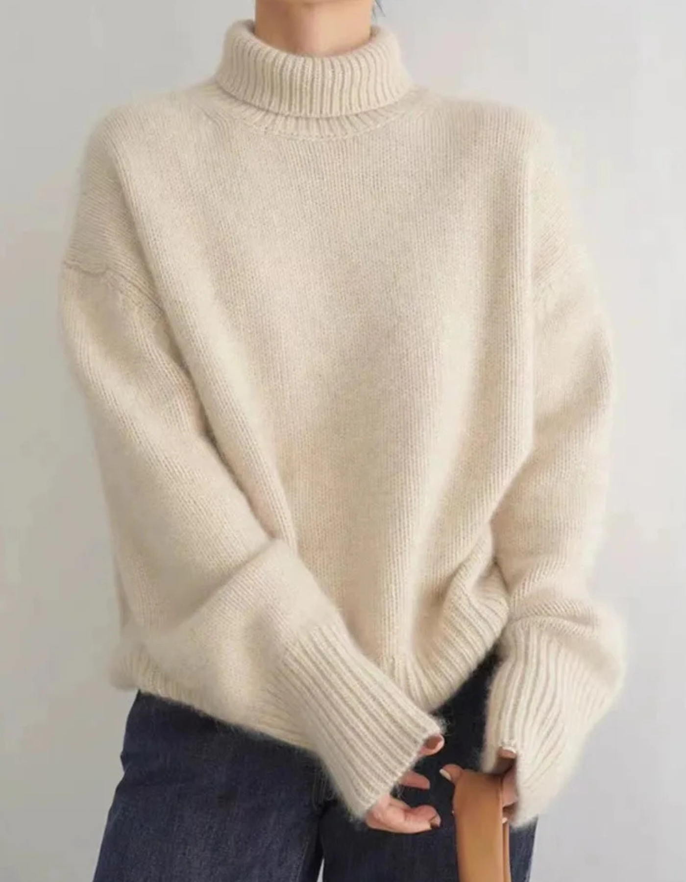 Zella – Przytulny krój – Sweter z golfem