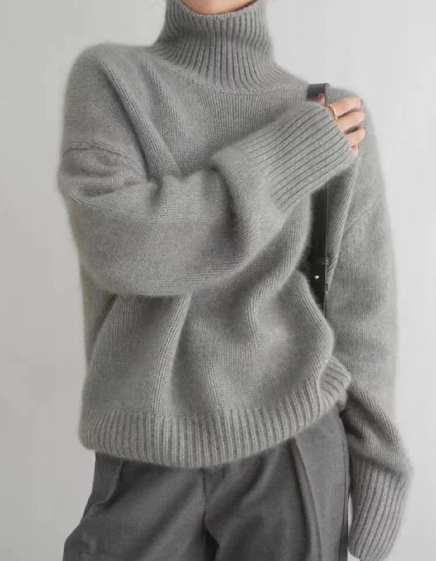 Zella – Przytulny krój – Sweter z golfem