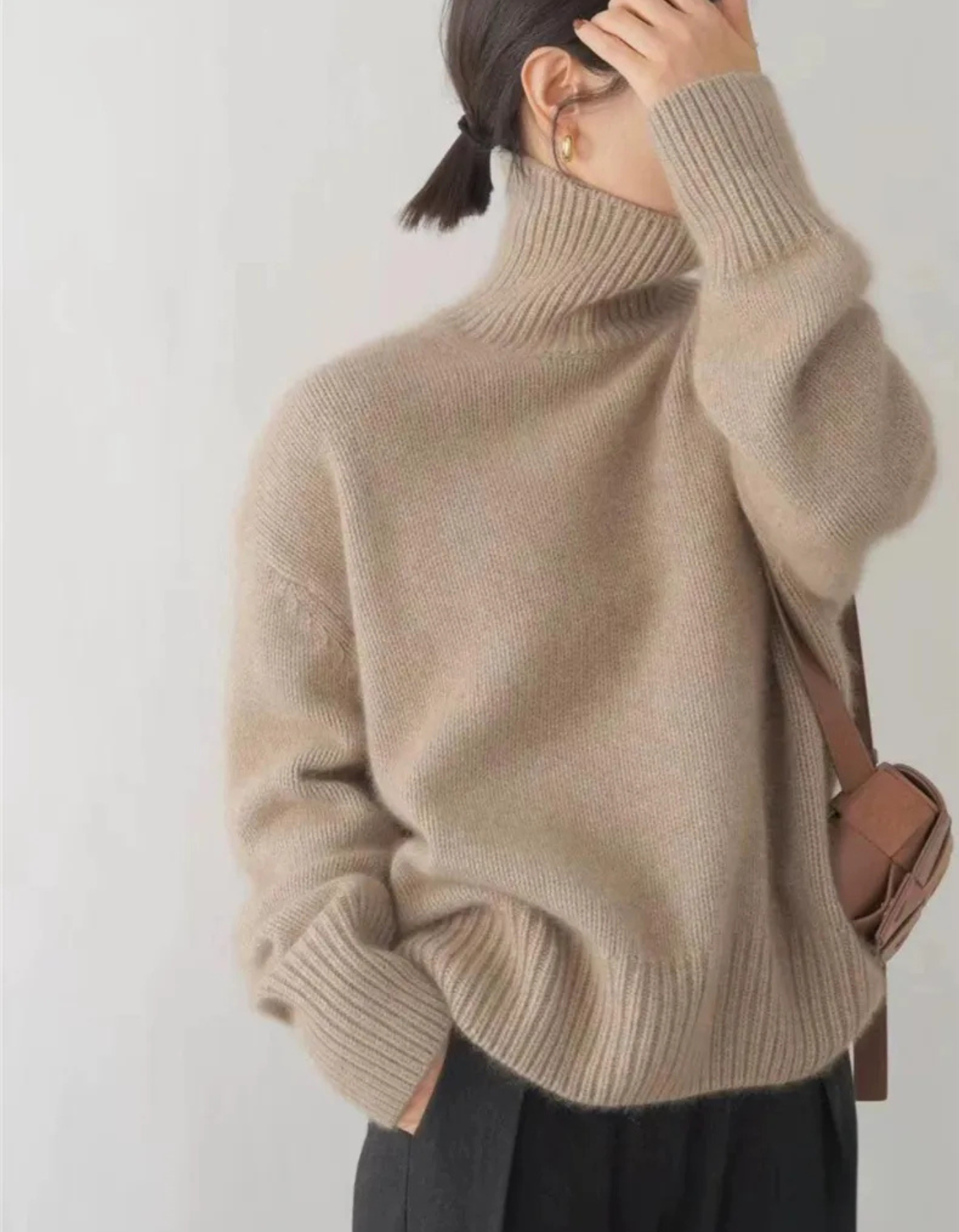 Zella – Przytulny krój – Sweter z golfem