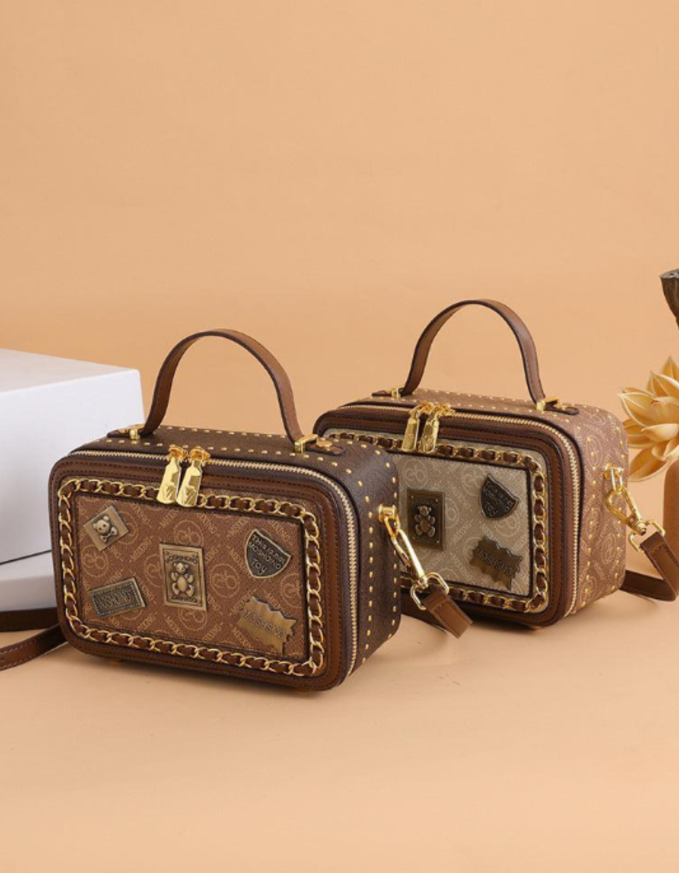 Celestia – Vintage patchwork charm – Torba na ramię