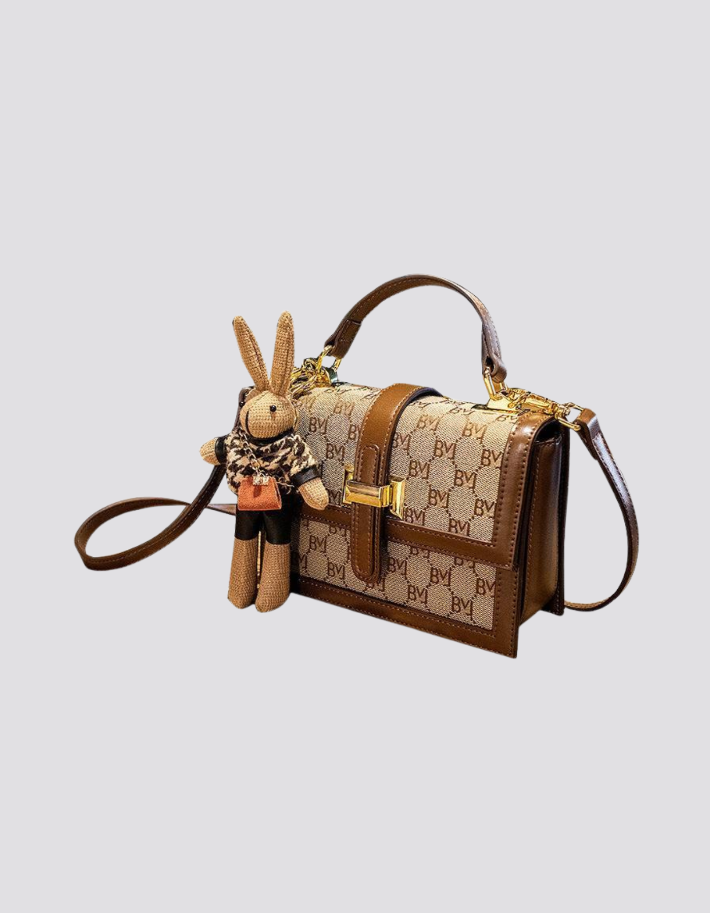 Florentia – Zawieszka z monogramem w kształcie króliczka – Torba na ramię