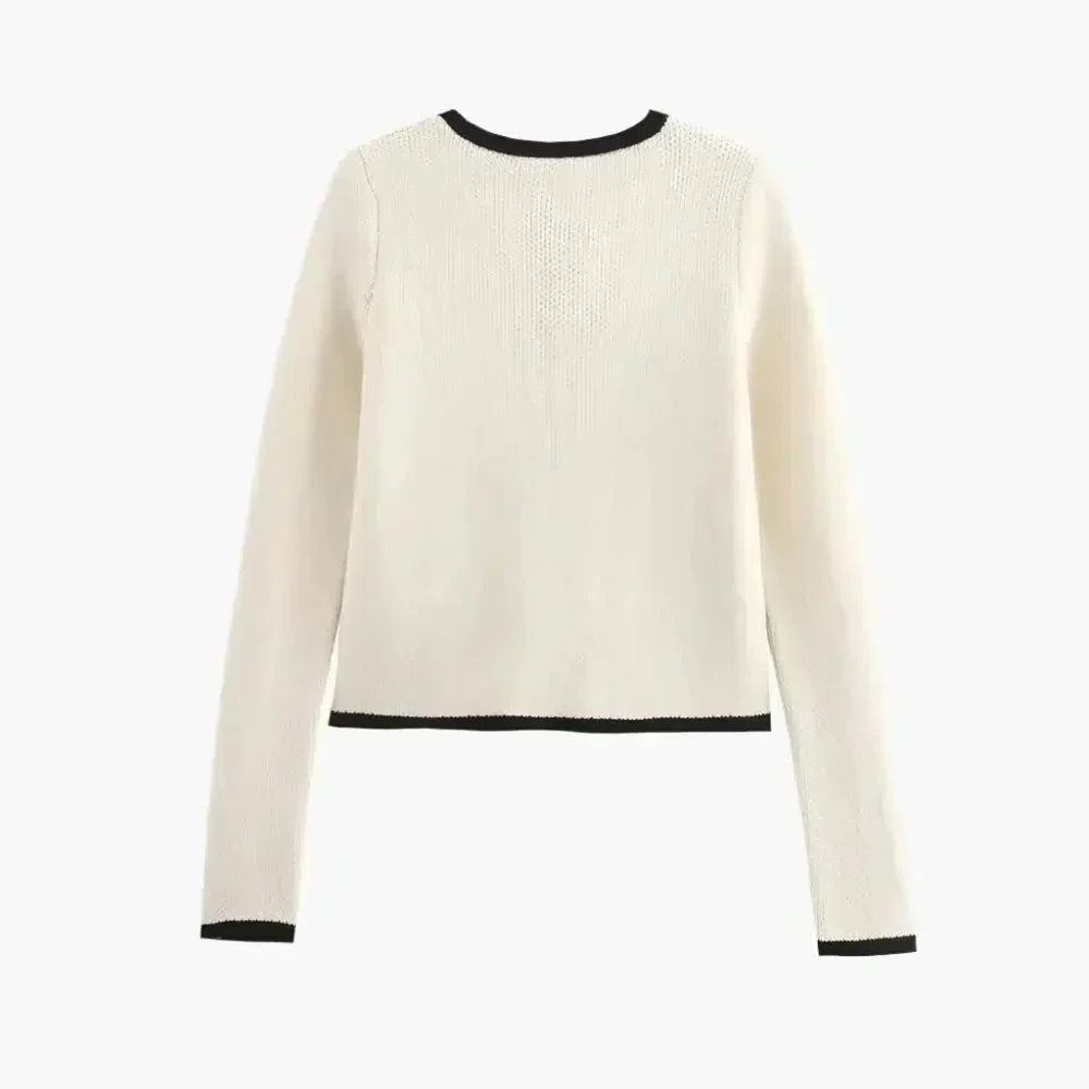 Josette – Akcenty kokardkowe – Elegancki kardigan