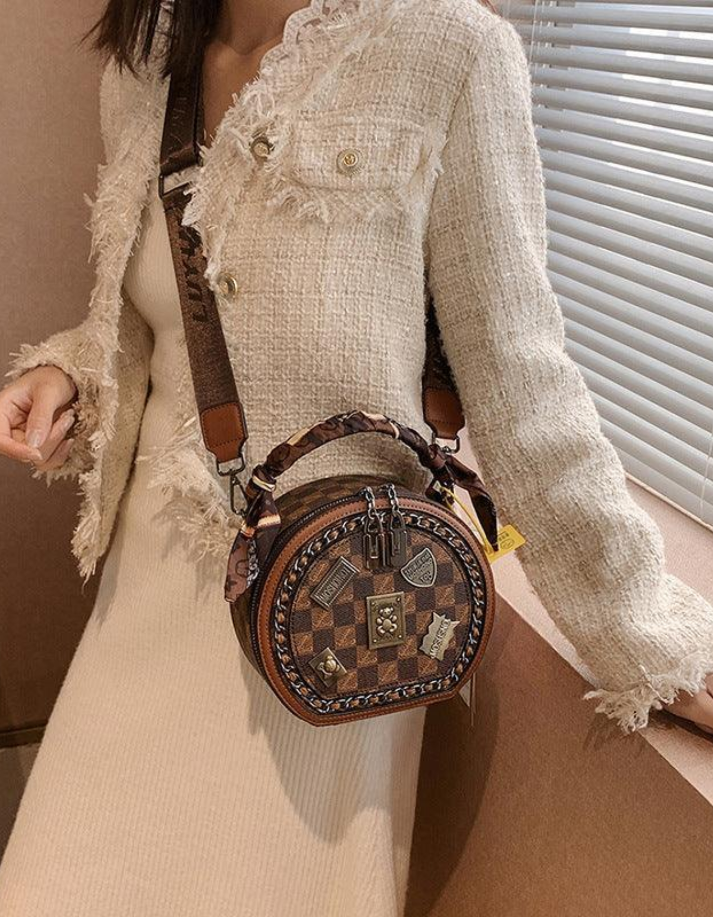Velloire – Urok vintage patchworku – Torba na ramię