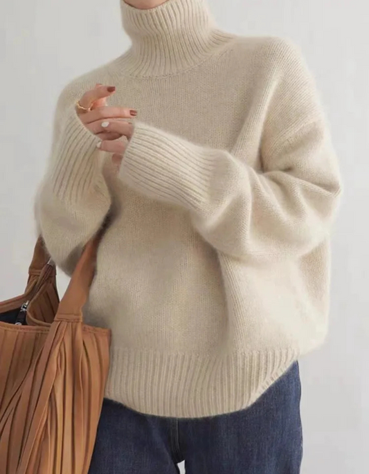 Zella – Przytulny krój – Sweter z golfem
