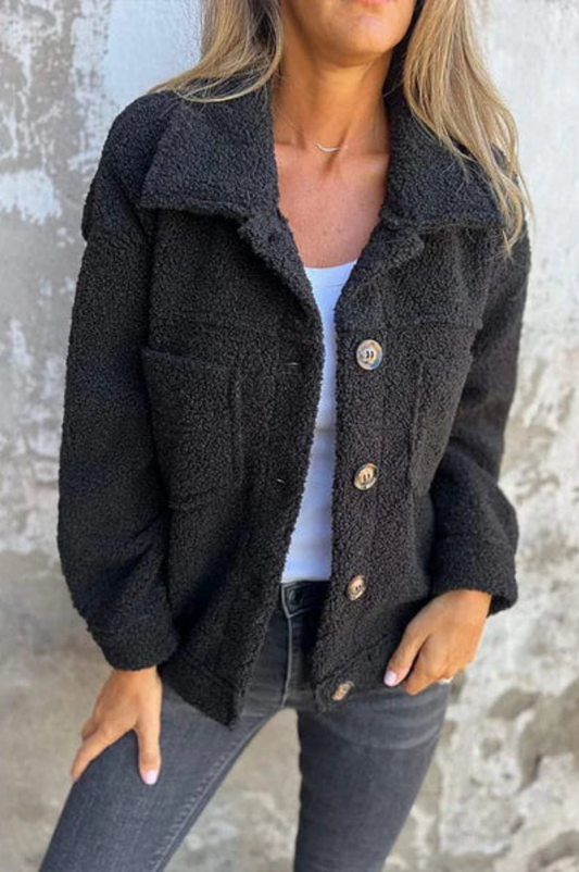 Joanna – Przytulny dotyk – Kurtka teddy